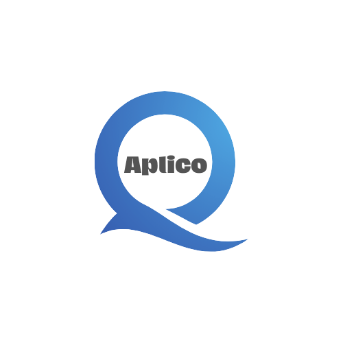 Dark Blue Modern Letter Q Logo